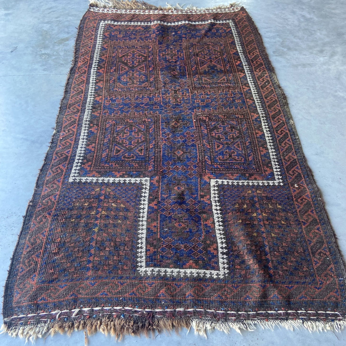 Antique Baluch Prayer Accent Rug #R964 - 2'11" x 5'2"