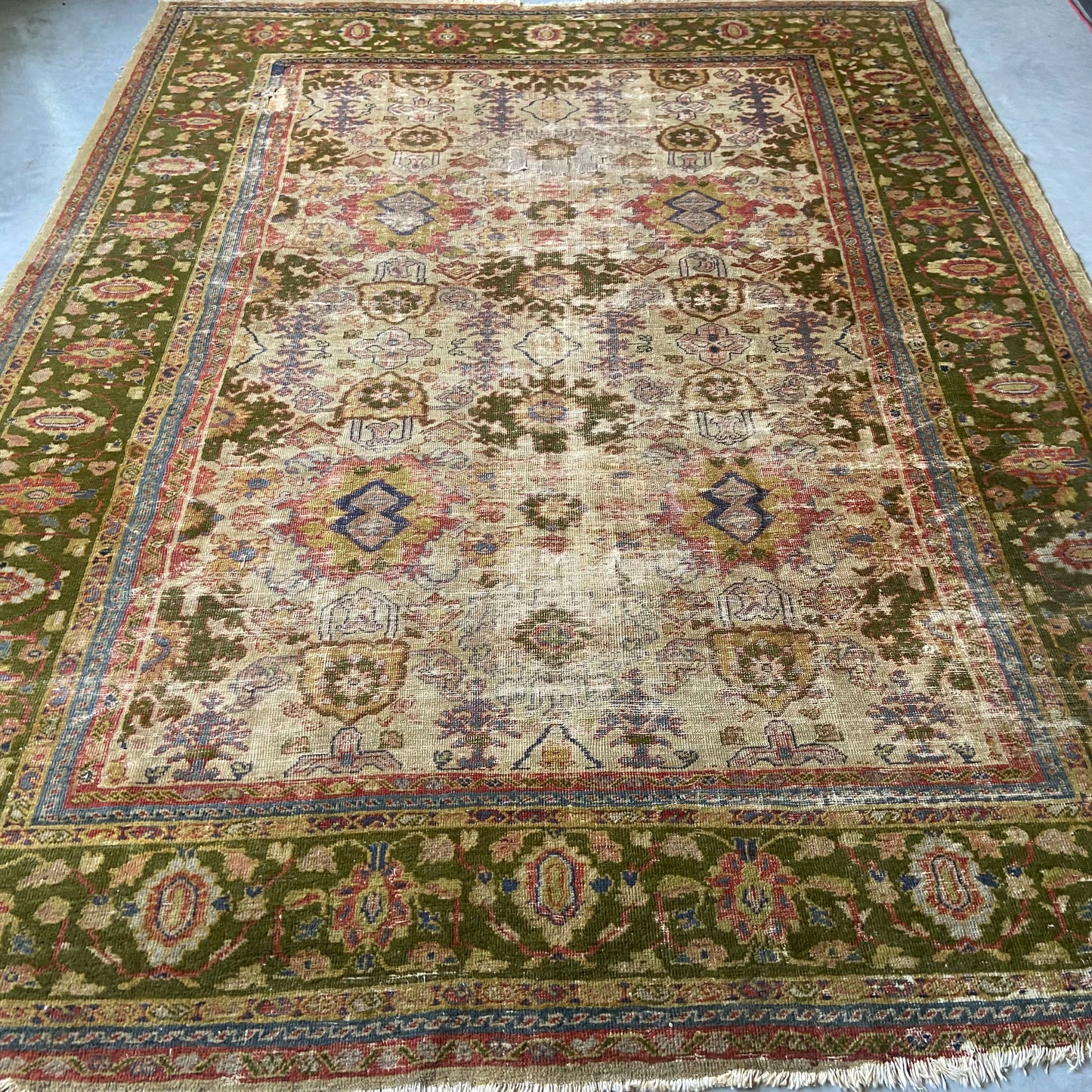 Antique Sultanabad Area Rug #R978 - 9' x 12'