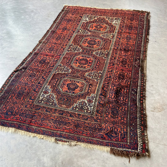 Antique Balluch Accent Rug #R989 - 3' x 5'