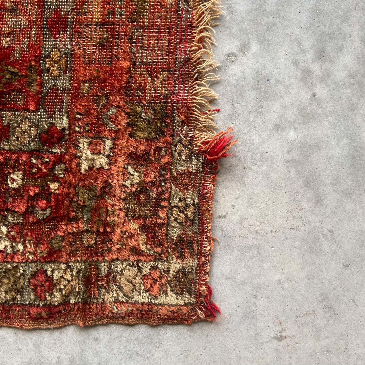 Antique Turkish Prayer Accent Rug #R1205 - 4'1" x 6'1"