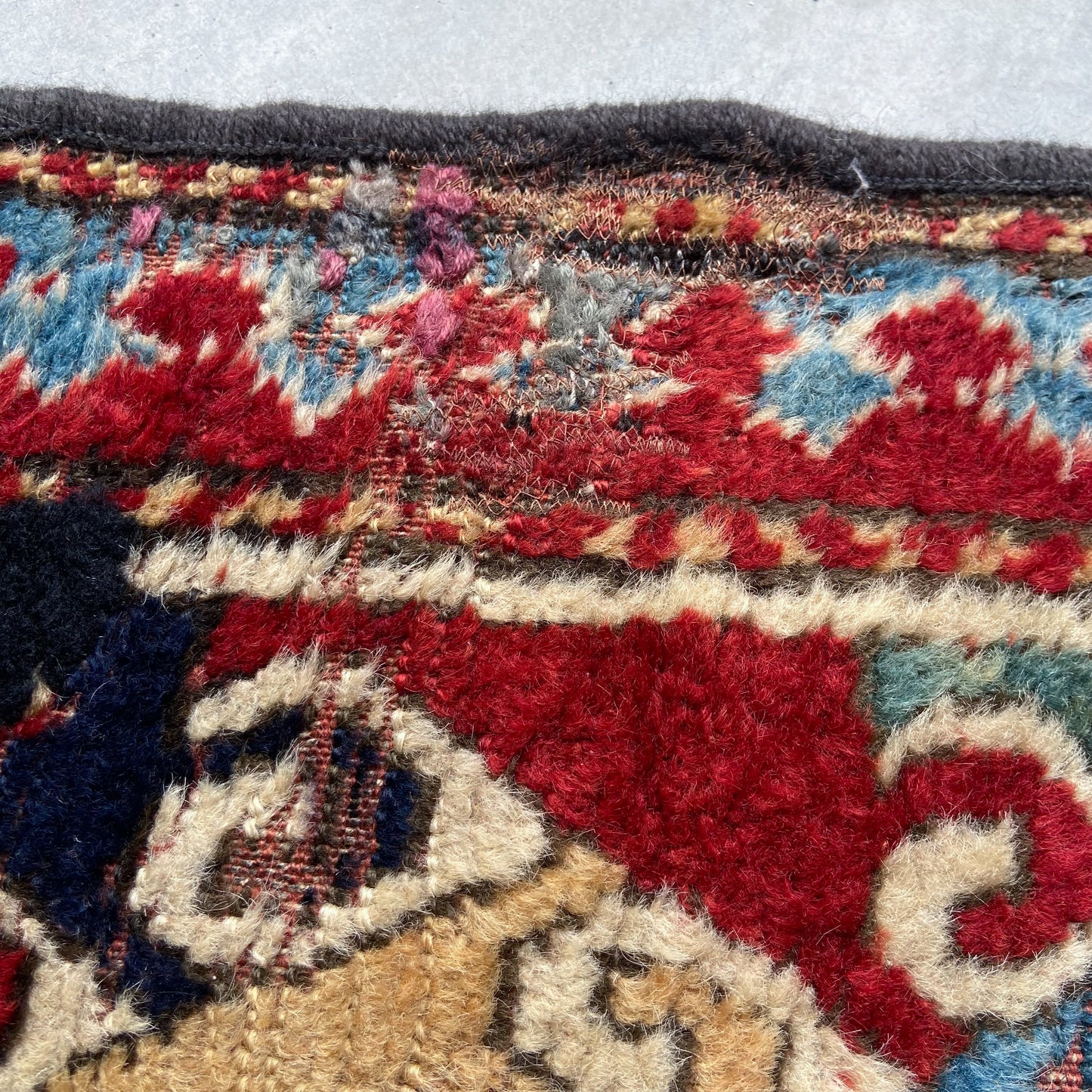Antique Kazak Gallery Rug #R1266 - 3'7" x 9'5"