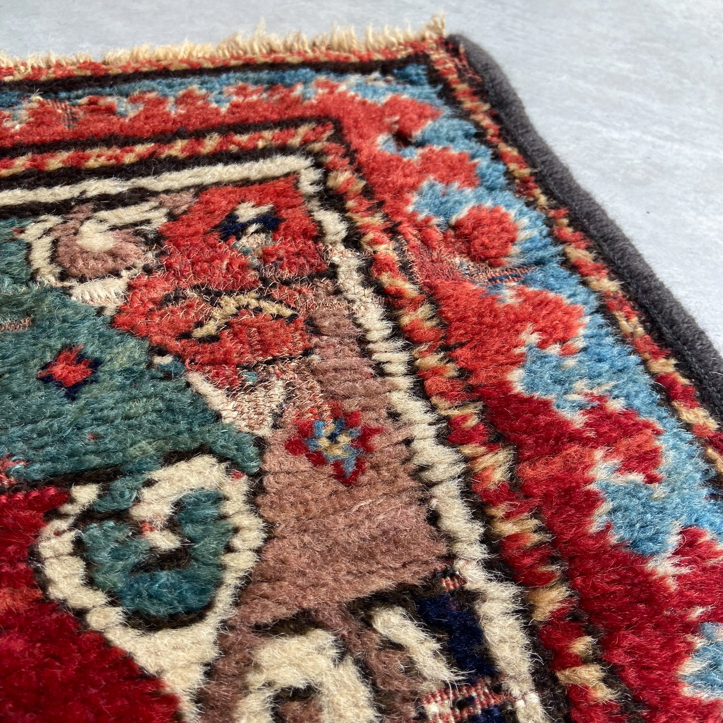 Antique Kazak Gallery Rug #R1266 - 3'7" x 9'5"