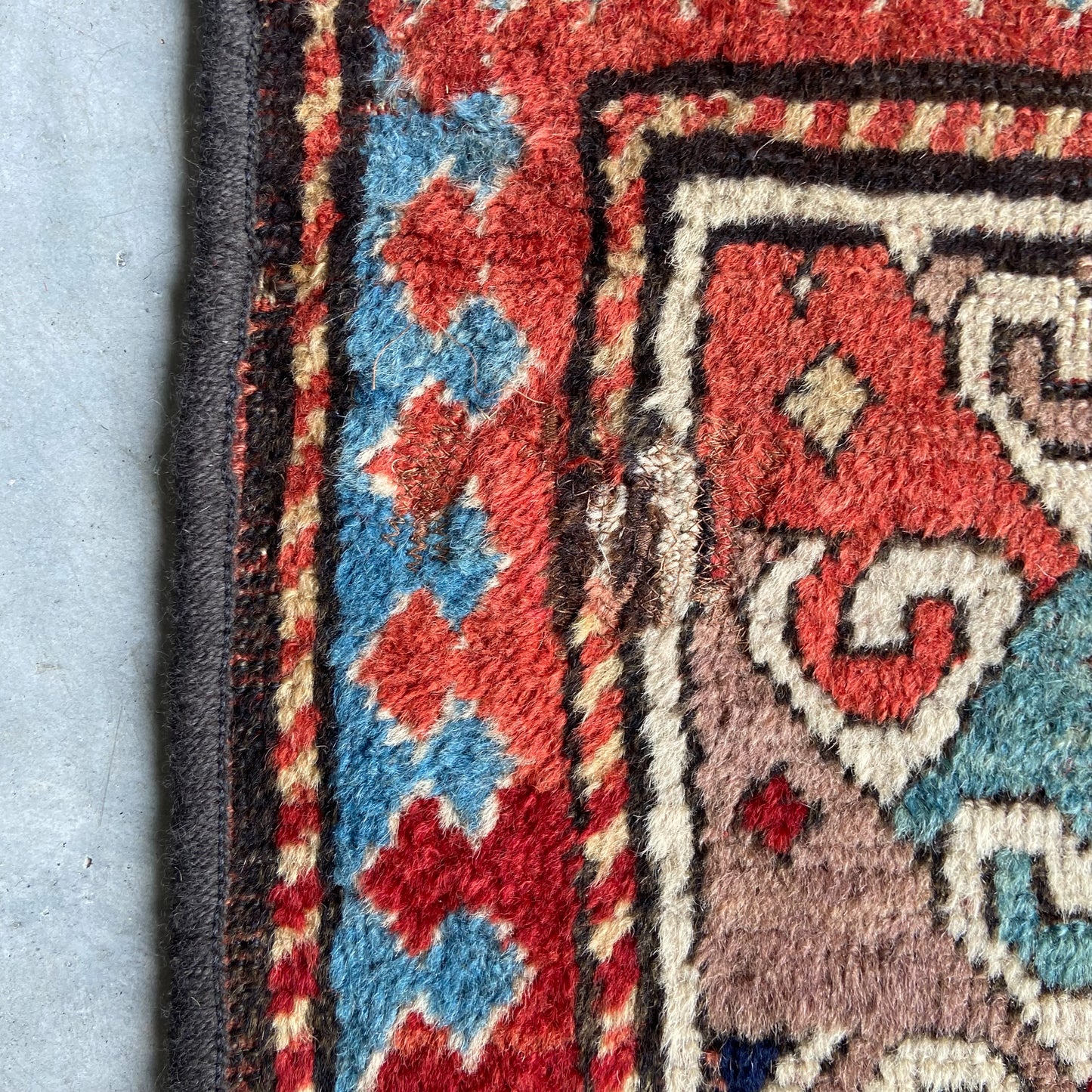 Antique Kazak Gallery Rug #R1266 - 3'7" x 9'5"