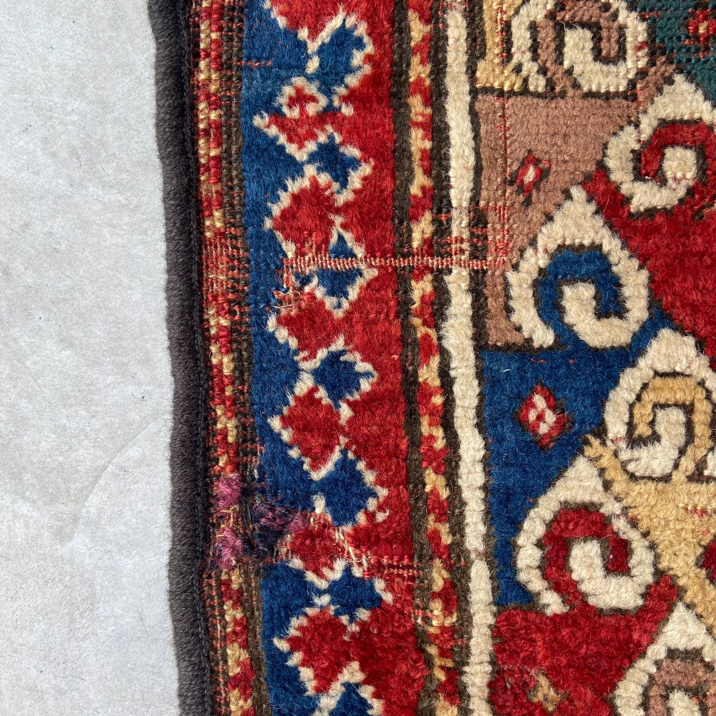 Antique Kazak Gallery Rug #R1266 - 3'7" x 9'5"