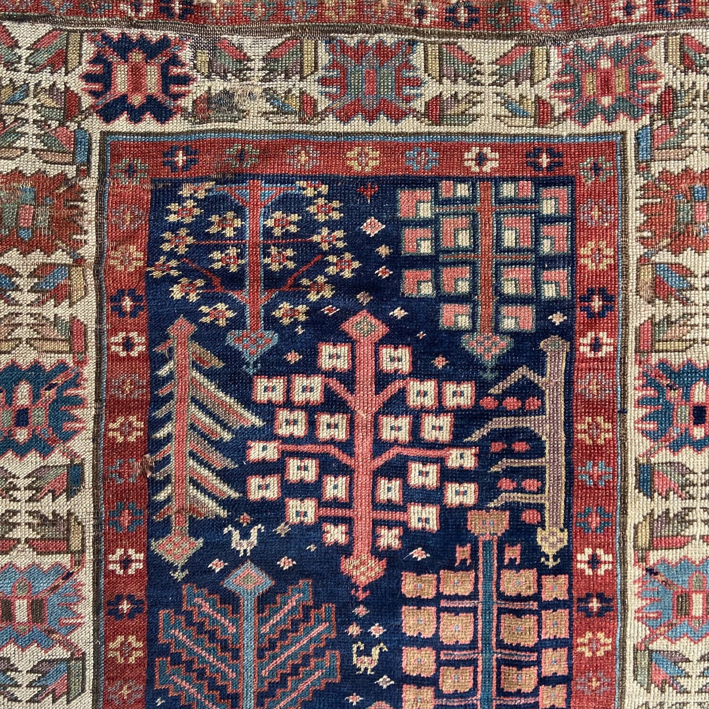 Antique Caucasian Runner #R1281 - 3'2" x 10'10"
