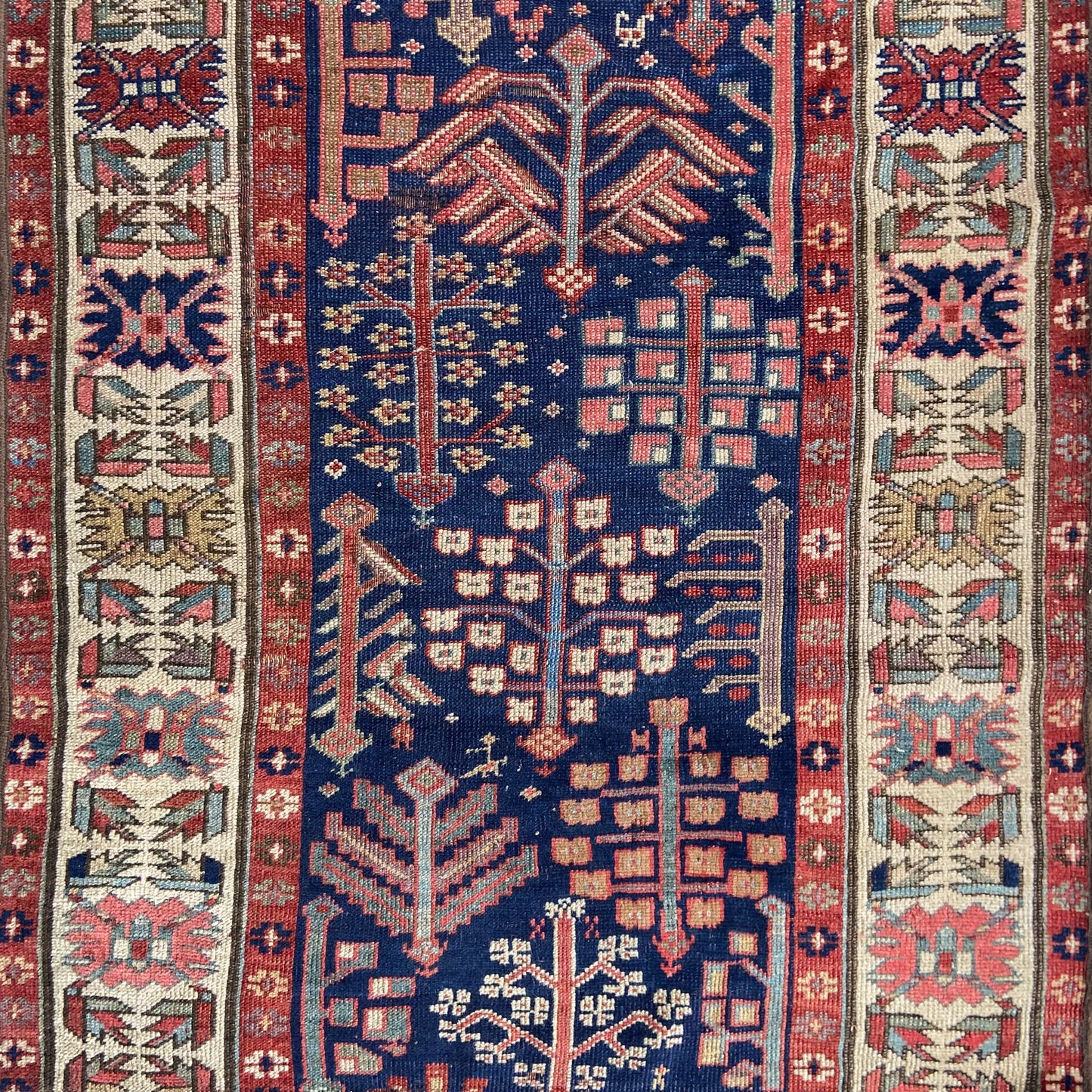 Antique Caucasian Runner #R1281 - 3'2" x 10'10"