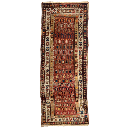 Antique Karabagh Runner #R1129 - 3'9" x 9'6"