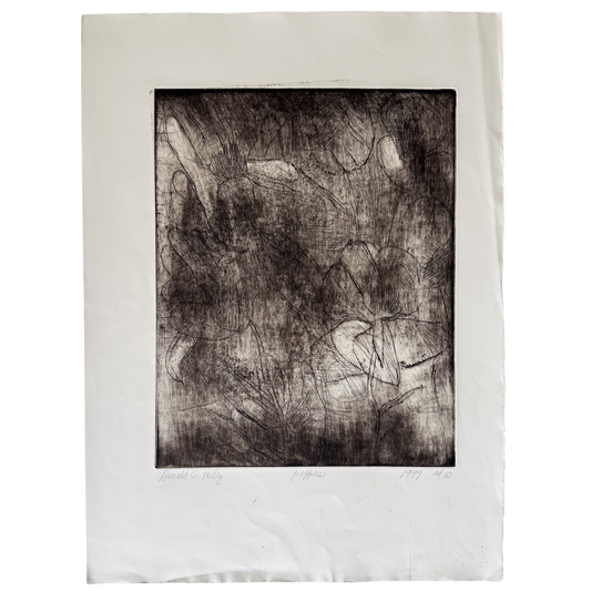 Poppies (1999) Etching by Donald C. Kelley #P1862 - 22" x 30"