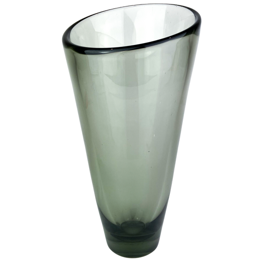 Swedish Smoke Glass Vase by Holmegaard #O703