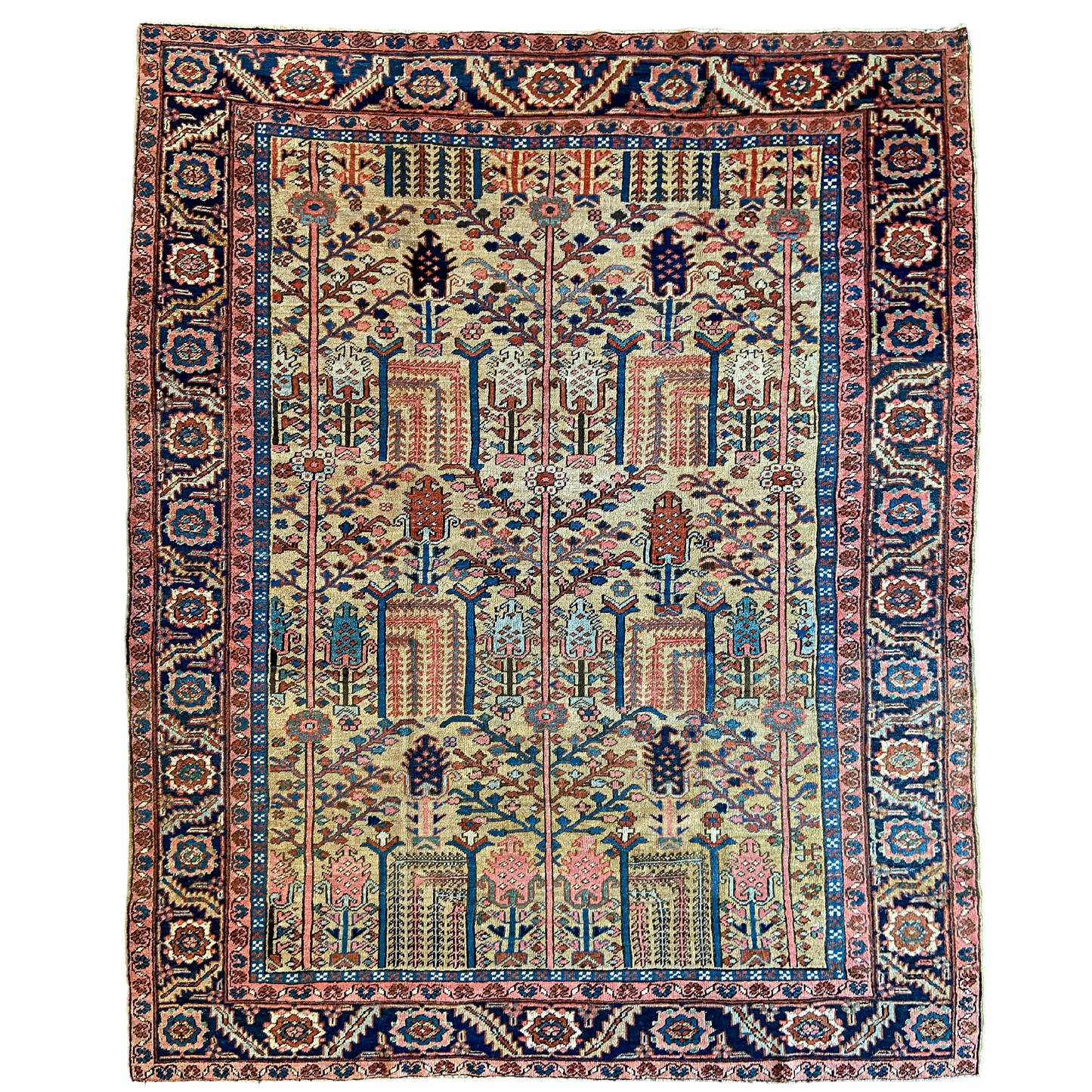 Antique Willow Tree Heriz Area Rug #R745 - 11'6" x 9'4"