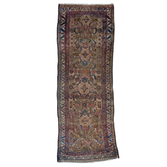 Antique Camel Hamadan Runner #R958 - 3'1" x 8'5"