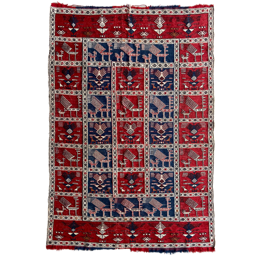 Antique Verneh Accent Rug #R888 - 3'8" x 5'8"