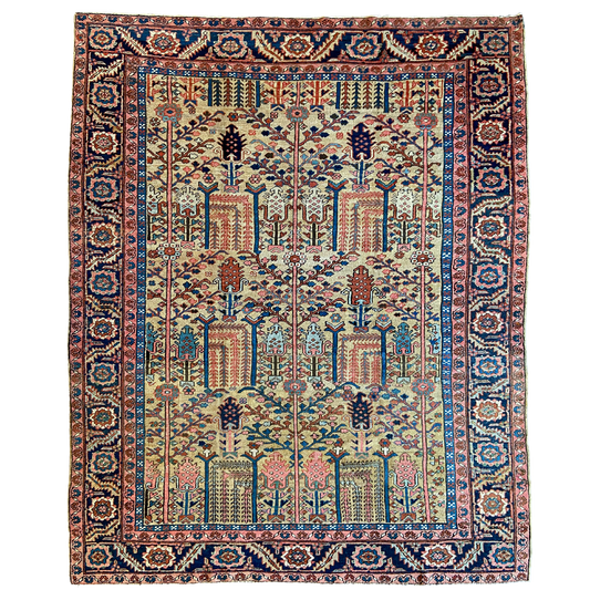 Antique Willow Tree Heriz Area Rug #R745 - 11'6" x 9'4"