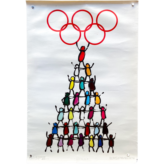 1980 Soviet Moscow Olympics Poster #P1638 - 16" x 23"