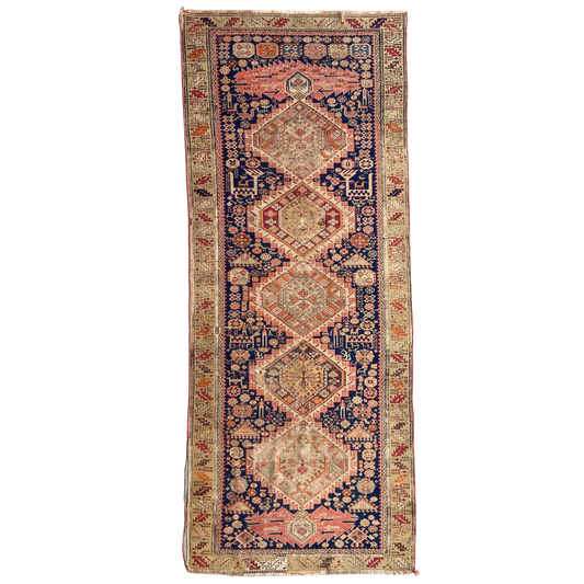 Antique Karagashli Runner #R1130 - 3'7" x 8'10"