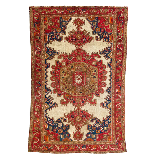 Antique Mishan Malayer Accent Rug #R1153 - 4'3" x 6'6"