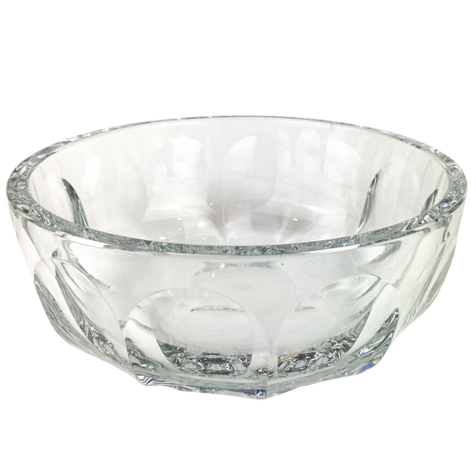 Large Vintage Baccarat Crystal Swing Bowl #O1189