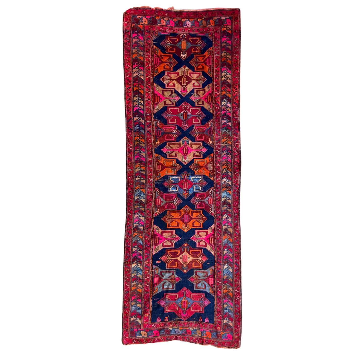 Antique Karabagh Runner #R1152 - 4'8" x 13"