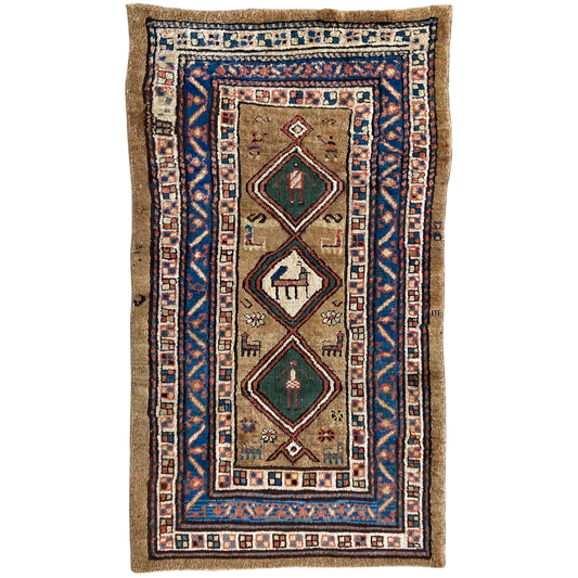 Collectible Antique Serab Accent Rug #R1148 - 2'10" x 5'