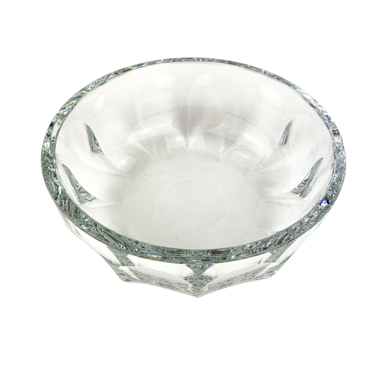 Large Vintage Baccarat Crystal Swing Bowl #O1189