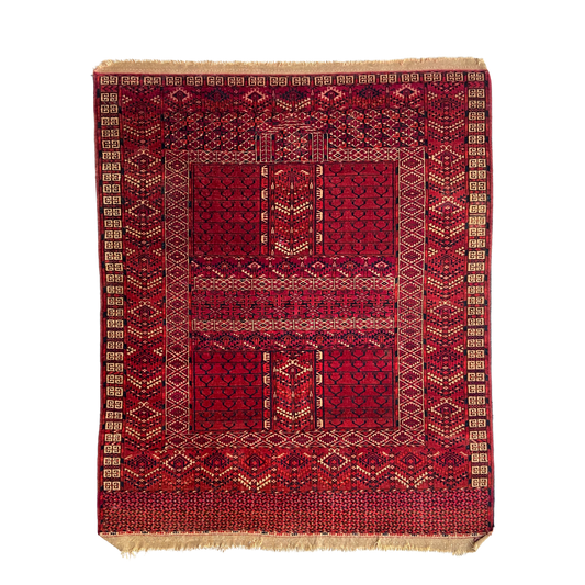 Antique Ensi Accent Rug #R1138 - 4'8" x 5'9"