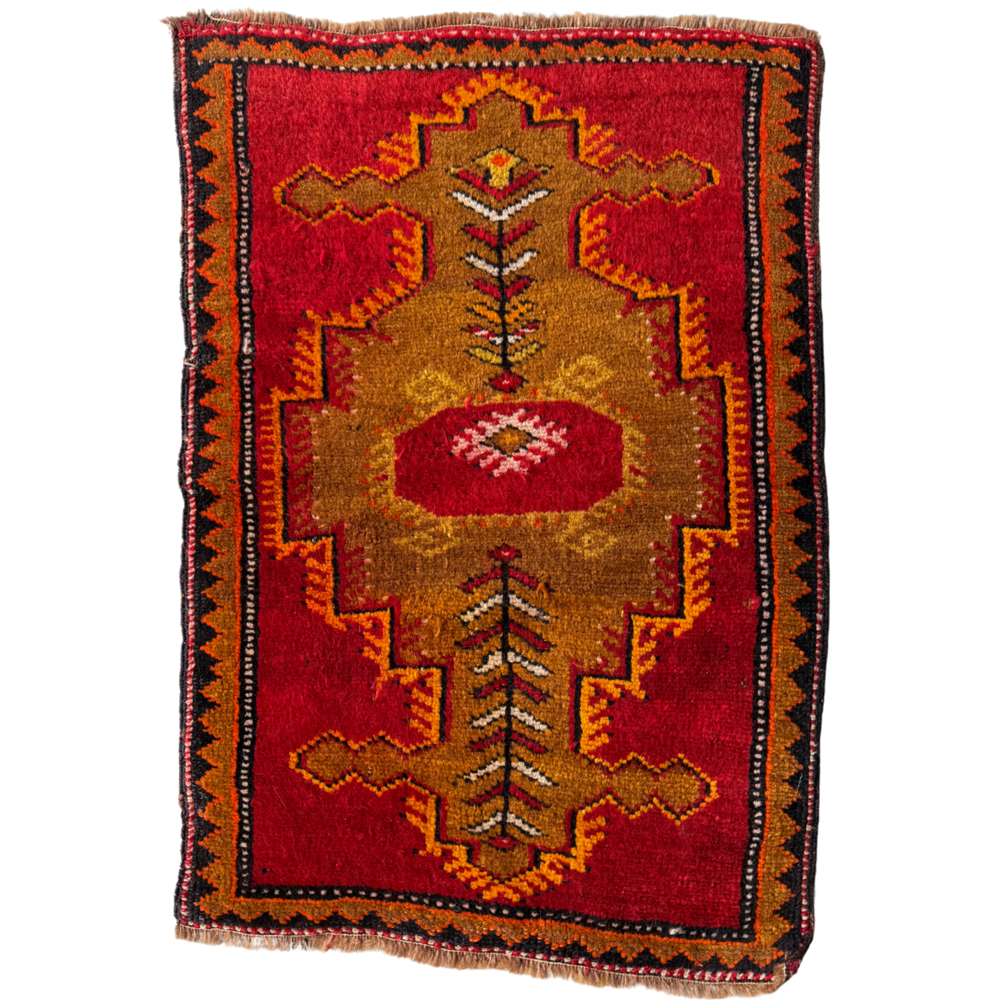 Antique Anatolian Accent Rug #R1287 - 1'10" x 2'8"
