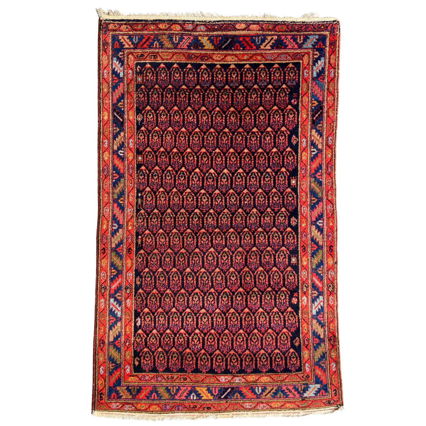 Antique Malayer Accent Rug #R1273 - 4'1" x 6'7"