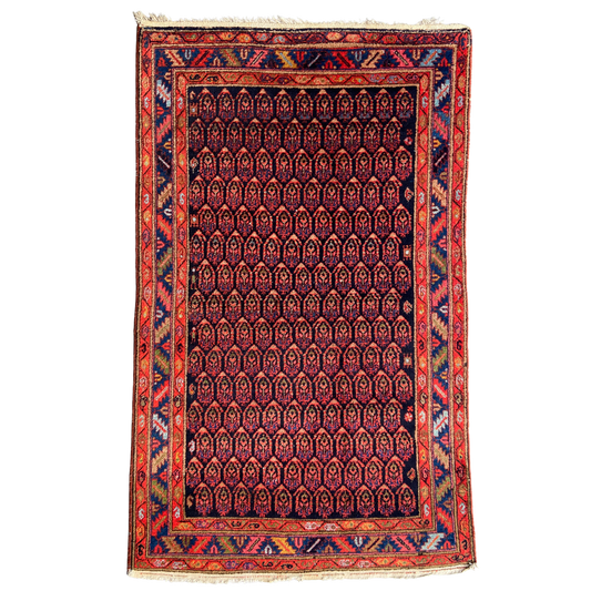 Antique Malayer Accent Rug #R1273 - 4'1" x 6'7"