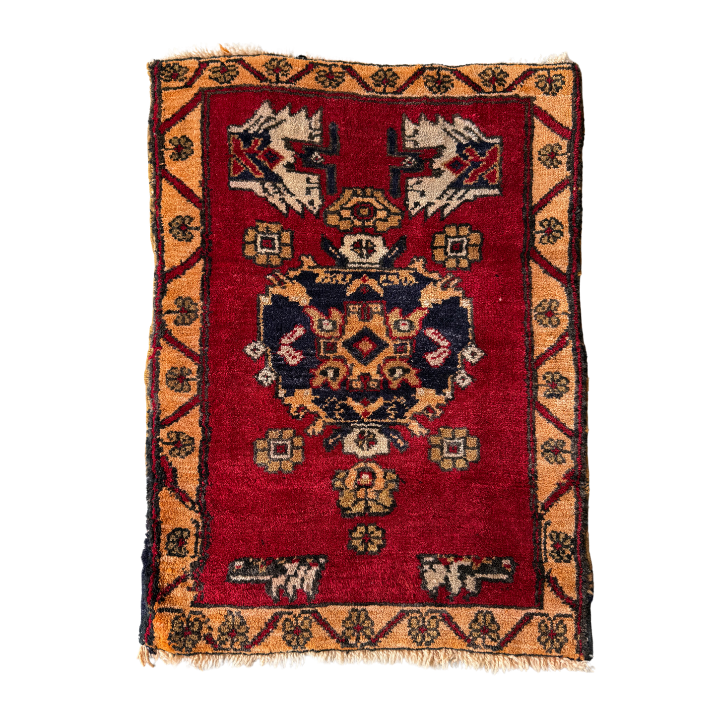 Antique Anatolian Accent Rug #R1285 - 1'10" x 2'7"