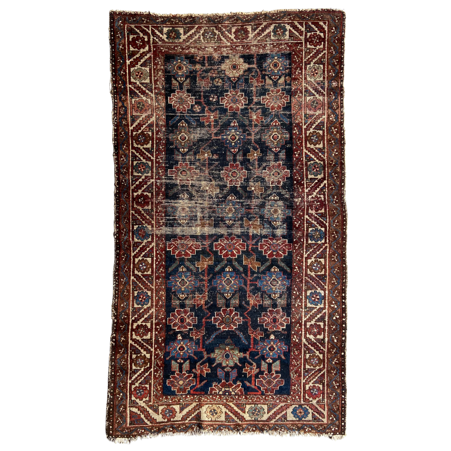 Antique Caucasian Accent Rug #R1275 - 3'6" x 6'3"