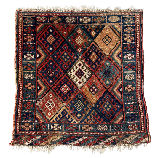 Antique Kurdish Bag Face #R1288 - 1'11" x 2'