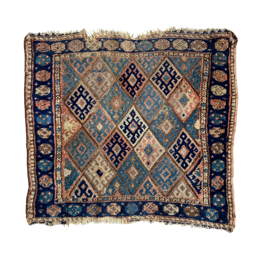 Antique Kurdish Bag Face #R1279 - 2'1" x 2'