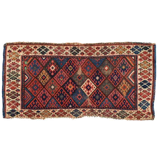 Antique Kurdish Bag Face #R1269 - 1'7" x 3'3"