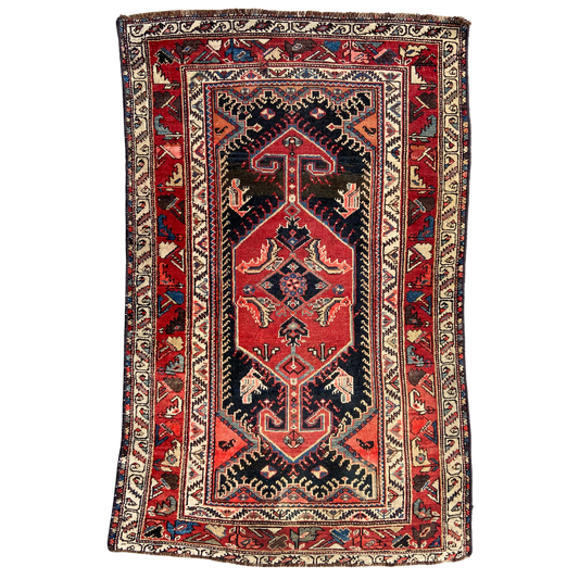 Antique Hamadan Accent Rug #R1274 - 3'10" x 5'10"