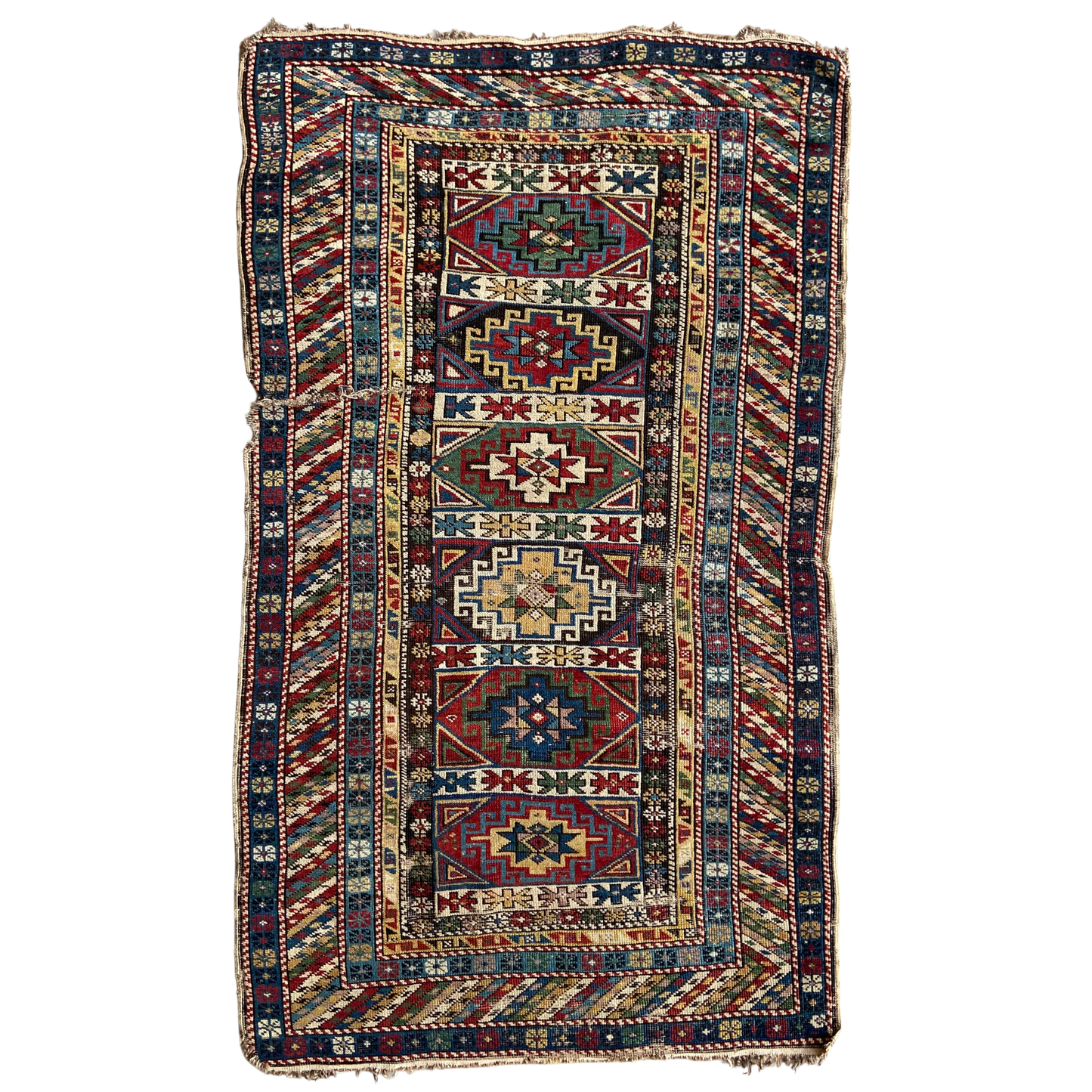 Antique Shirvan Accent Rug #R889 - 3'2" x 5'3"