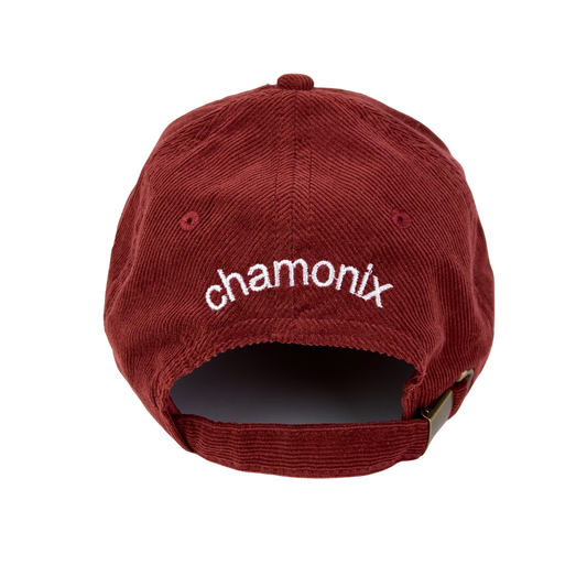 Chamonix Corduroy Baseball Hat - Burgundy