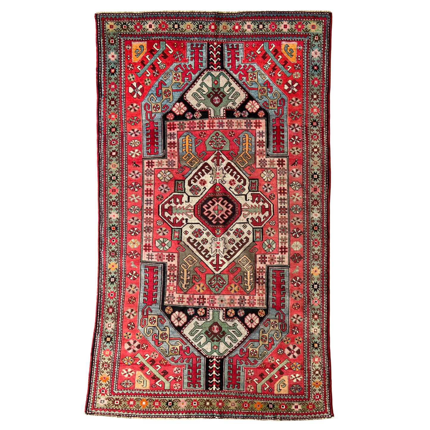 Semi-Antique Lori Pembak Accent Rug #R917 - 4'1" x 7'3"