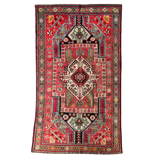 Semi-Antique Lori Pembak Accent Rug #R917 - 4'1" x 7'3"