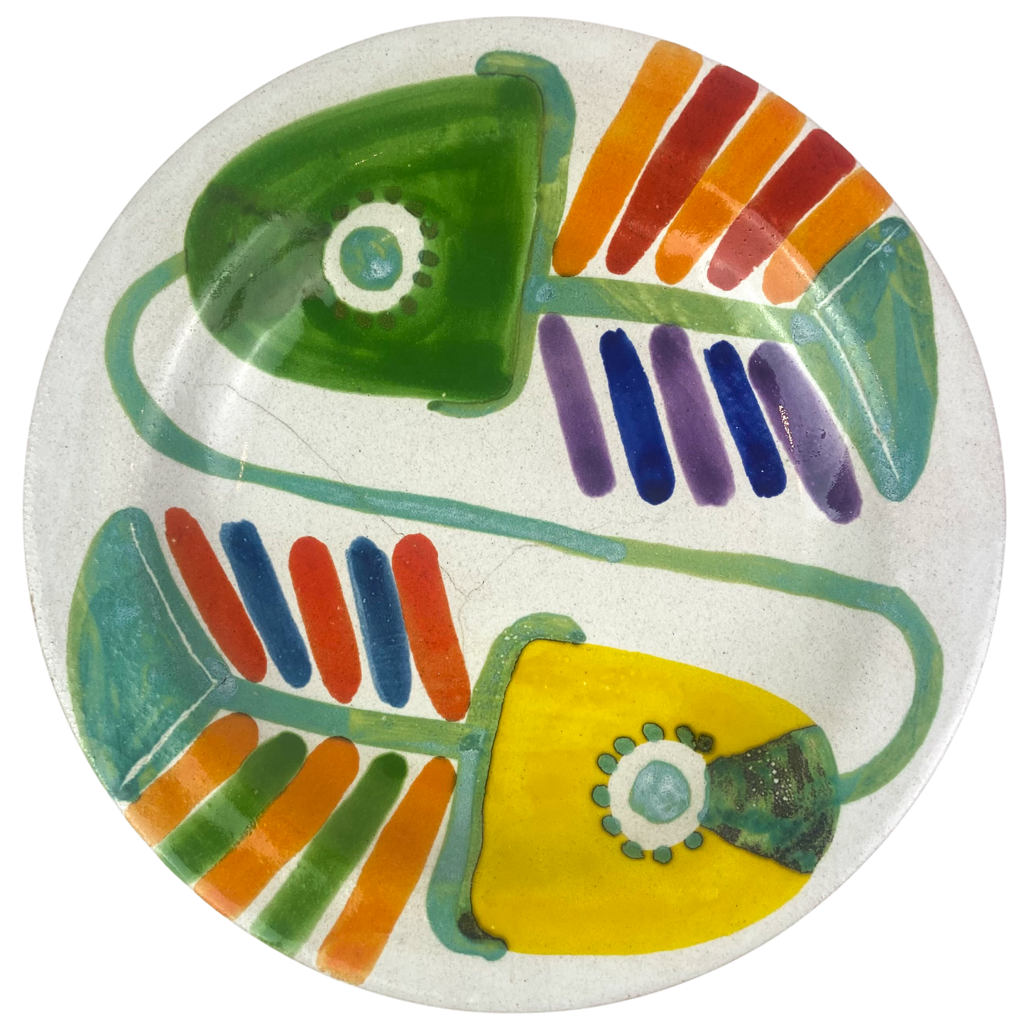 Italian Hand Painted Ceramic Plate #O948