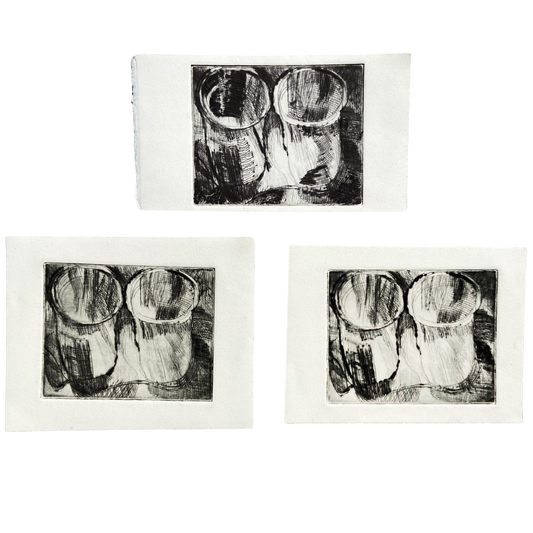 Untitled (1990s) Lithographs By Donald Kelley #P1845