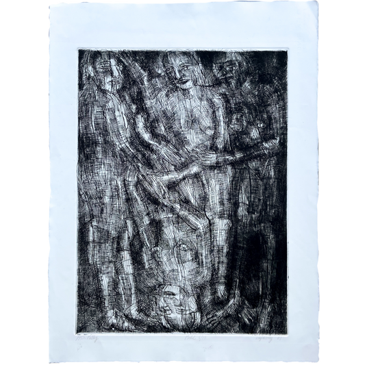 Model (2001) Engraving by Donald Kelley #P1859 - 22" x 30"
