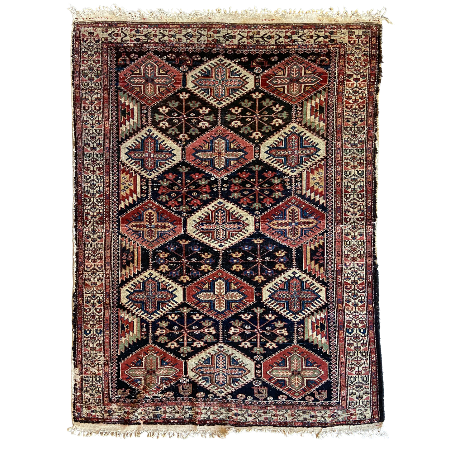 Antique Caucasian Area Rug #R1036 - 5'2" x 7'2"