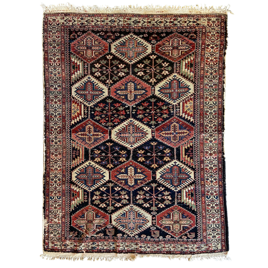 Antique Caucasian Area Rug #R1036 - 5'2" x 7'2"