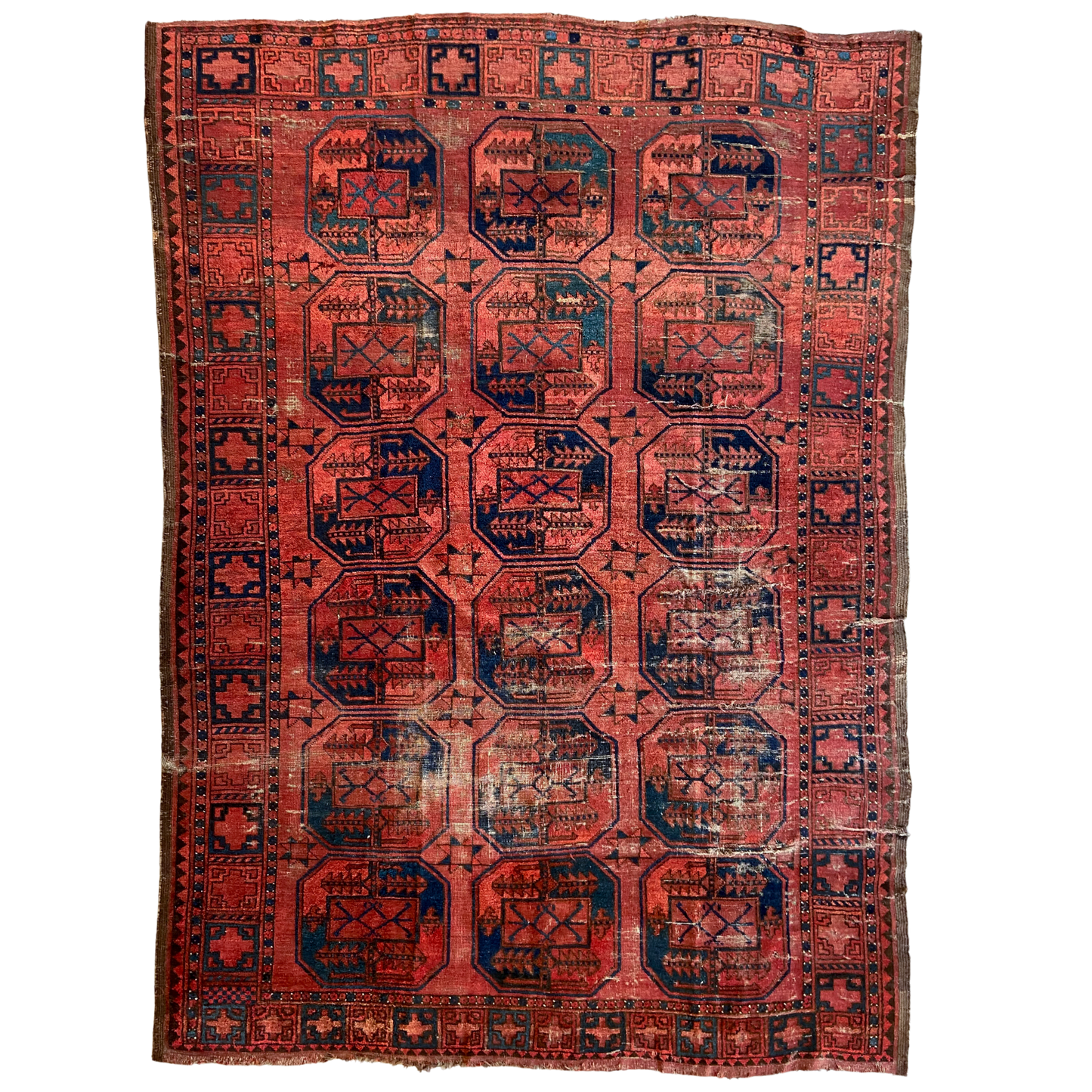 Antique Ersari Area Rug #R1039 - 6'11" x 9'6"