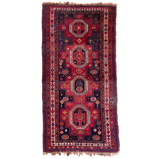 Vintage Turkish Gallery Rug #R1038 - 4'3" x 8'7"