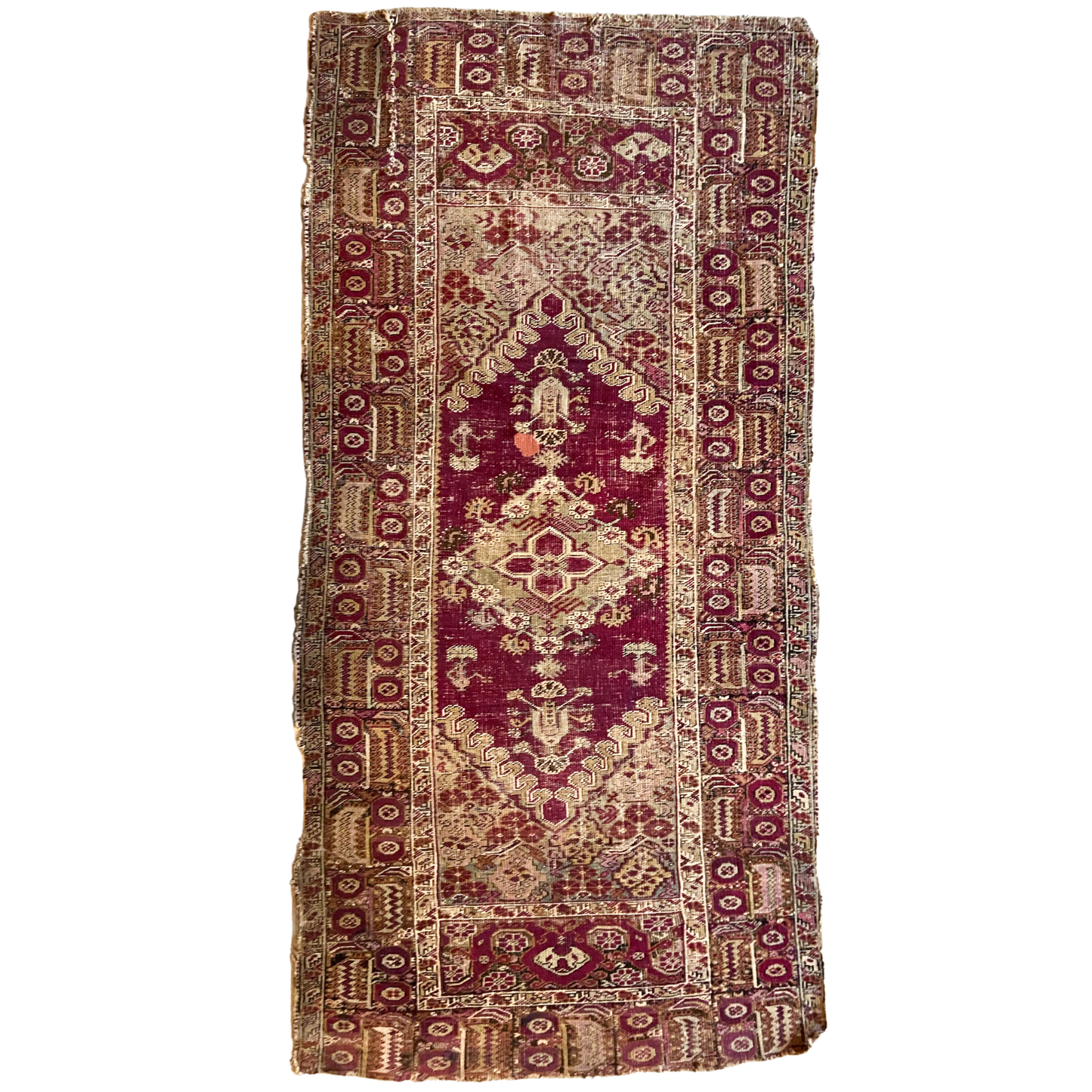 Antique Turkish Accent Rug #R1091 - 3'8" x 7'7"