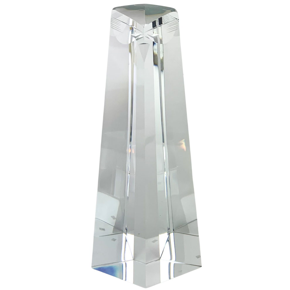 Vintage Hoya Japan Crystal Face Prism Sculpture #O1015 – Chamonix House