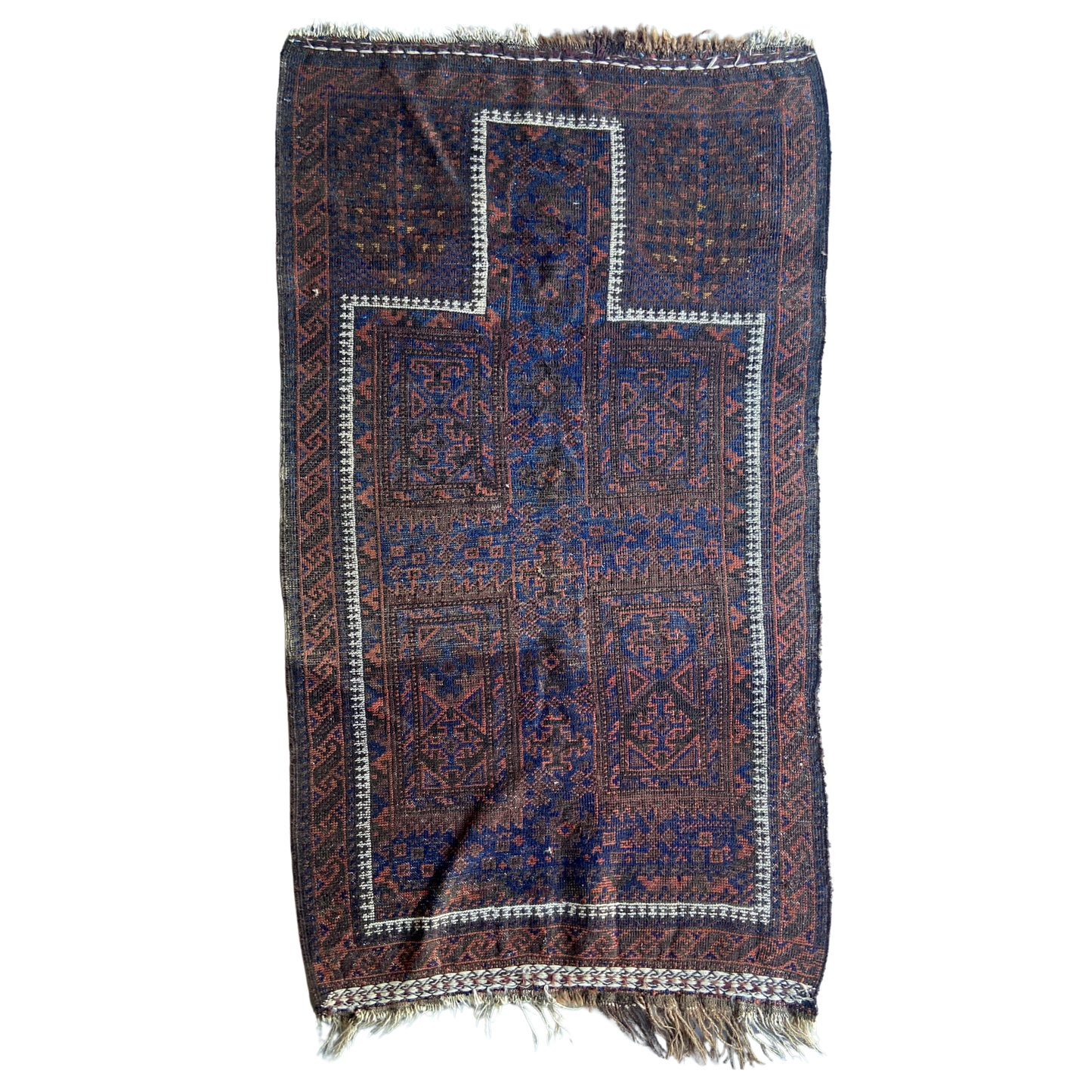 Antique Baluch Prayer Accent Rug #R964 - 2'11" x 5'2"