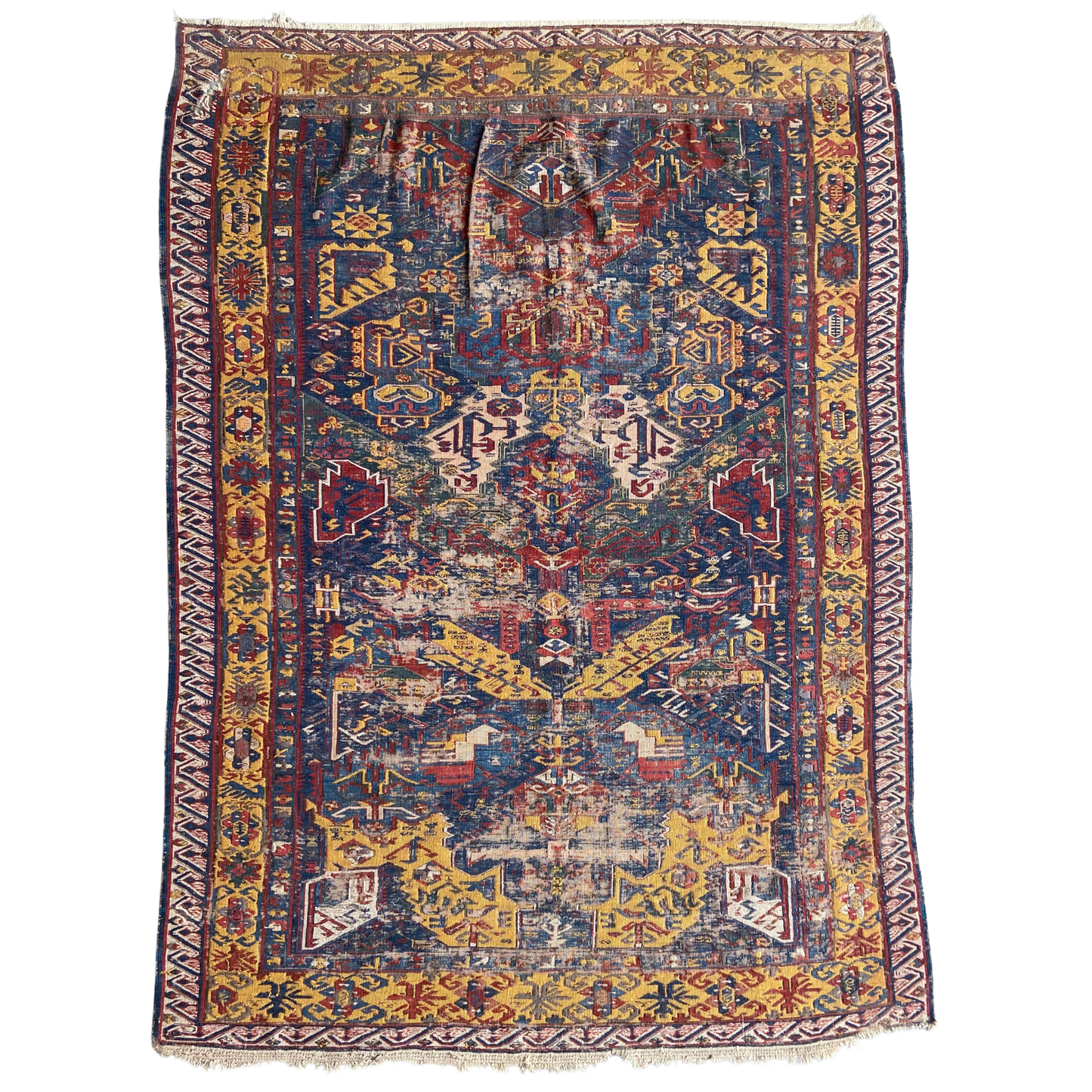 Antique Dragon Soumac Area Rug #R1114 - 5'8" x 7'6"