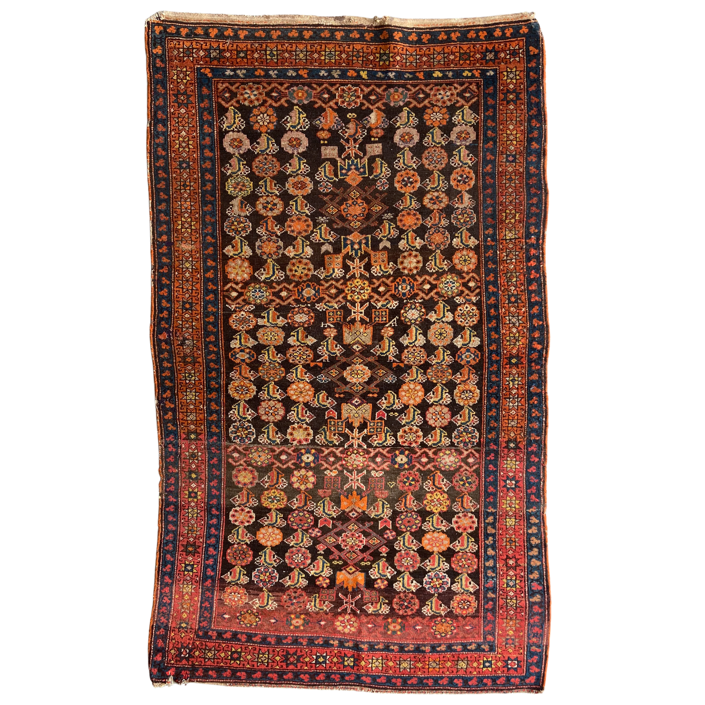 Antique Northwest Persian Accent Rug #R1116 - 3'11" x 6'7"